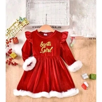 Pretty Stylish Girls Sweatshirts Velvet Kids Girls Designer Sweatshirt Baby girls winter frock Pretty Stylus Girls Frocks & Dresses christmas special - Red, 9-10 Year