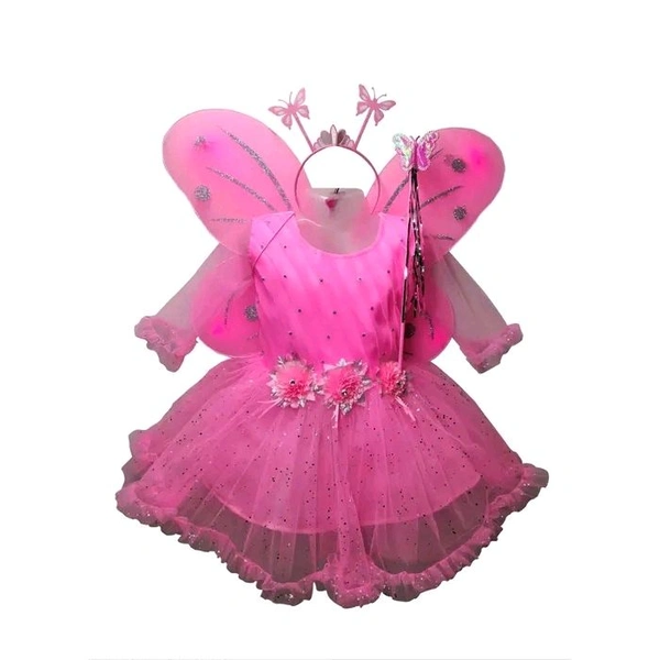 Kids Butterfly Costume Toddler Girl Dress, Pink