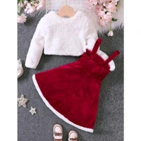 Winter dress.top and dress.frock & dress - 0--3 Month, Maroon