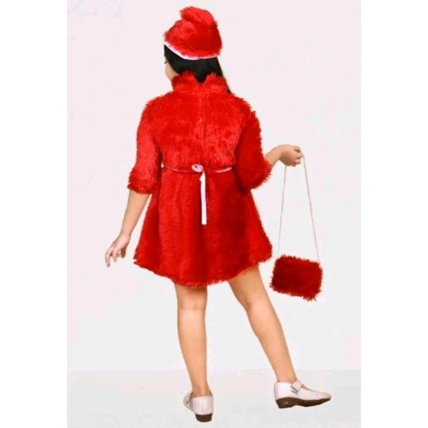 Kid Girls Christmas Collection Dresses - Red, 4-5 Year