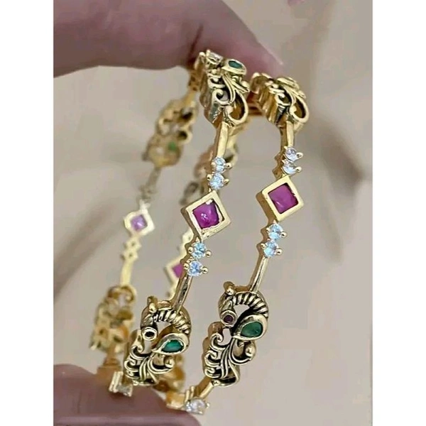 PREMIUM QUALITY MICROPLATED BANGLE - 2.8