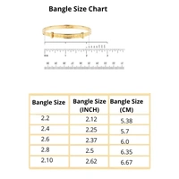 PREMIUM QUALITY MICROPLATED BANGLE - 2.8