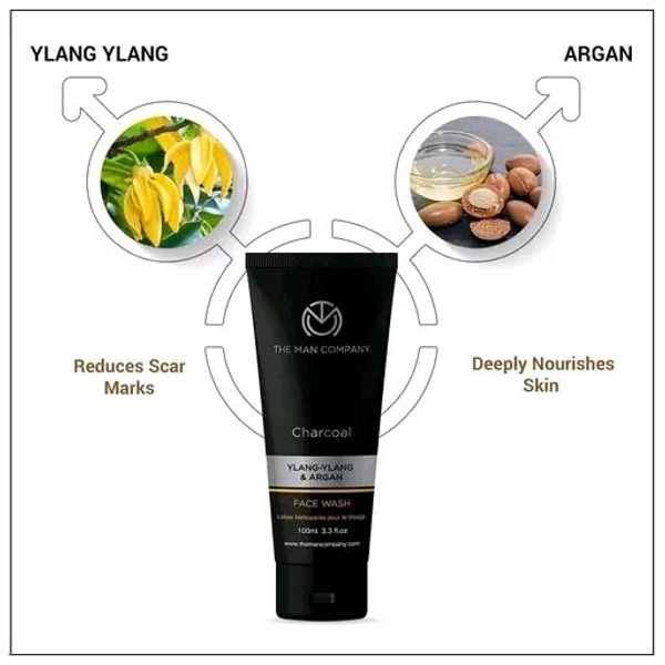 The Man Company Fresh face forward (Charcoal face sheet mask (25 ml) and Moisturising cream (50 gm), Face wash (100 ml) and Face scrub (100 ml) |
