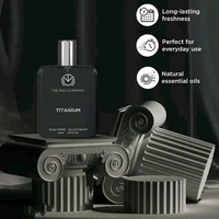 The Man Company Titanium Perfume For Men - 50ml | Premium Luxury Long-Lasting Eau de Parfum