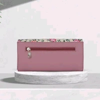 womens hand clutch purse wallet with phone pocket - Peach