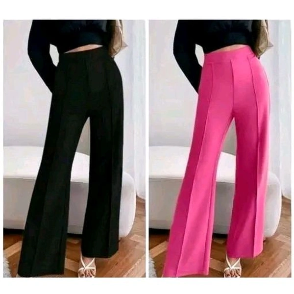 Classic Latest Women Women Trousers, Karara, Belbottom,  - Black, 34