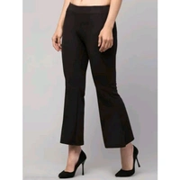 Classic Latest Women Women Trousers, Karara, Belbottom,  - Black, 34