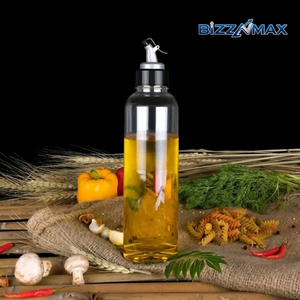 BIZZNMAX 1000 ml Cooking Oil Dispenser Set  (Pack of 2) - Transparent, 1000 ML