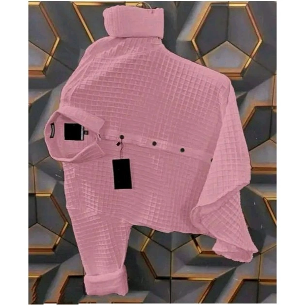 Men's Imported Cotton Shirts - Pink, L
