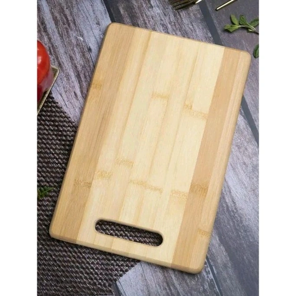 Large Natural Bamboo Wood Chopping Cutting Board for Kitchen Vegetables, Fruits & Cheese, BPA Free, Eco-Friendly, Anti-Microbial Durable and Easy to Clean