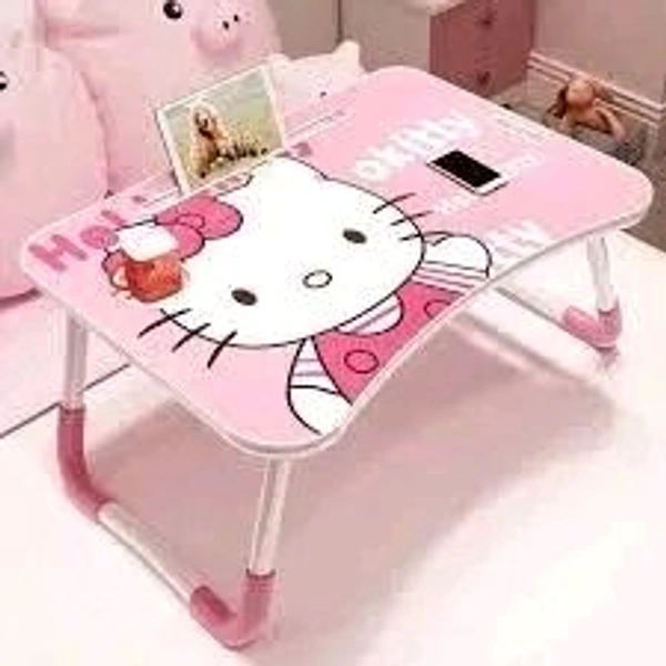 Study Table/Bed Table/Foldable and Portable Wooden/Writing Desk for Office/Home/School