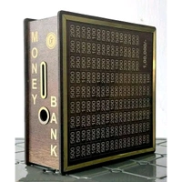 Wooden Money Saving Box | Cash Saver Money Box with Counting Target | ₹1,00,000 Savings Challenge Piggy Bank | Coin & Cash Bank for Boys, Girls and Adult | Durable & Eco-Friendly