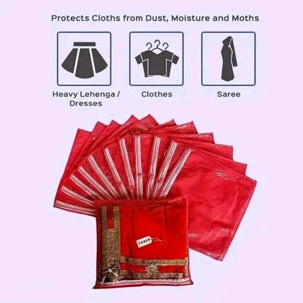 Pack Of 12 | Non Woven Single Saree Cover Set