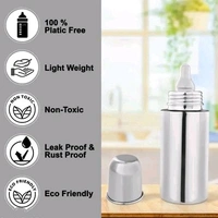 Feeding Bottles Stainless Steel Baby Feeding Bottle for Kids Steel Feeding Bottle for Milk and Baby Drinks-  ( Silver )