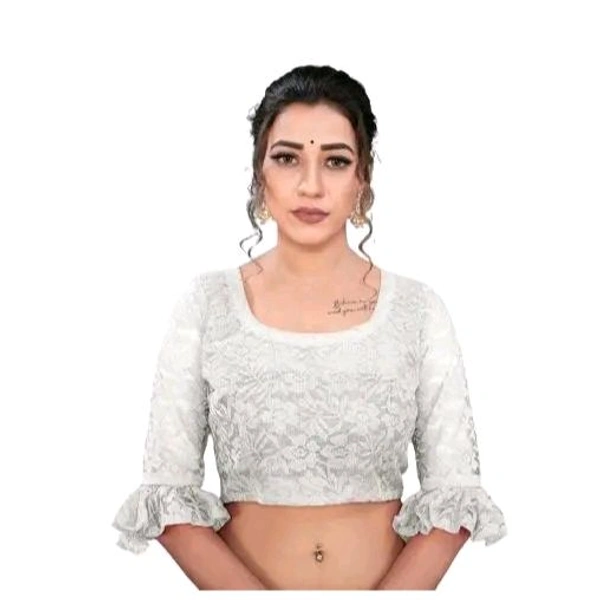 Ami White Rasal Saree 01 - White