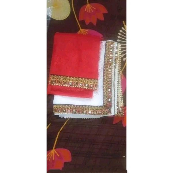 MAHARANI LACE SAREE - White
