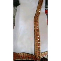 MAHARANI LACE SAREE - White