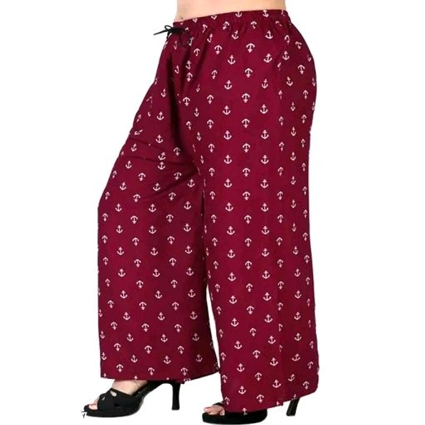 Women’s Printed Palazzo | Soft Rayon Fabric | Ethnic & Casual Wear | Comfortable & Stylish. Printed Palazzo for Women  Rayon Palazzo Pants  Ethnic & Casual Palazzo  Stylish Palazzo for Daily Wear  Palazzo with Elastic Waistband  Floral Print Palazzo  Comfortable & Trendy Palazzo - 26