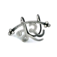 Non-Piercing oxidised single Ear Cuff For Women And Girls (NOOR)