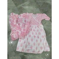 anarakali kurti and dupatta pink - Pink, XL