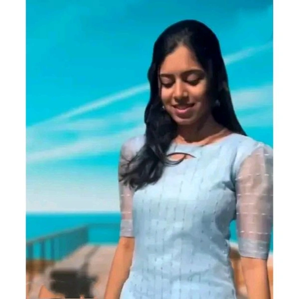 Classy Fabulous Women Kurti - Blue, S