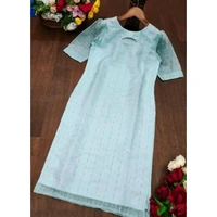 Classy Fabulous Women Kurti - Blue, S