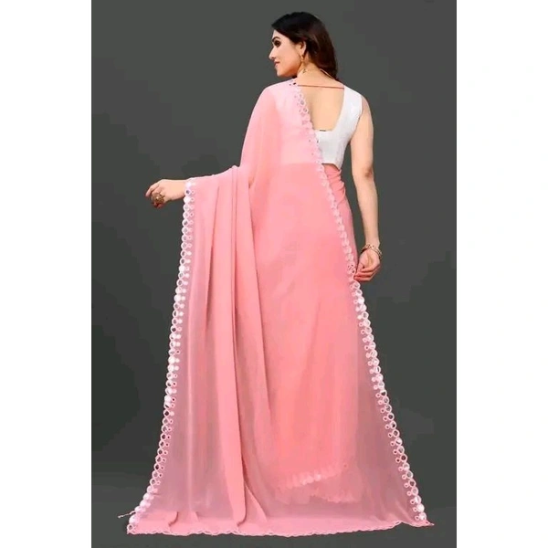 NEW FENCY GEORGETTE CUT WORK SAREE