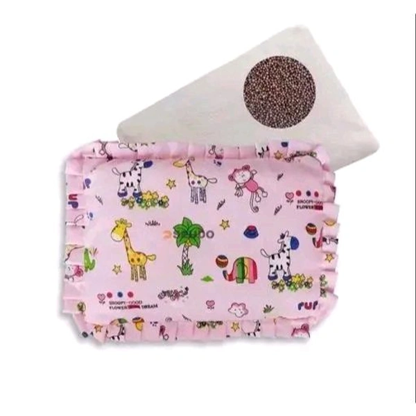 Baby Head Shaping Detachable Cotton Mustered Seeds Neck Support Pillow (Full Mustard Seeds Pillow)