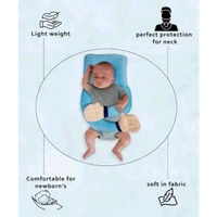 Baby Hugging Pillow for Head Shaping | Neck Support New Born Baby Infant Pillow/Takiya/Cushion (Sky-Blue)