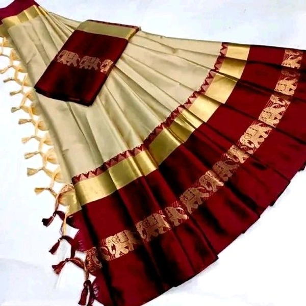 Royal Hathi Saree Aishani Ensemble Cotton Silk Sarees