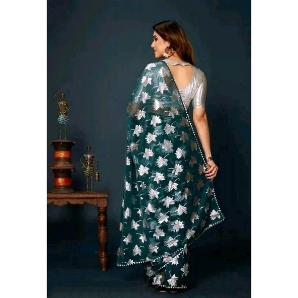 New Design saree - Green