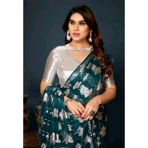 New Design saree - Green