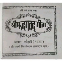 ORIGINAL Shrimad Bhagwat Geeta (Asli lohari bhasa) sampuran 18 adhyay sahit pocket book WITH FREE MOLI