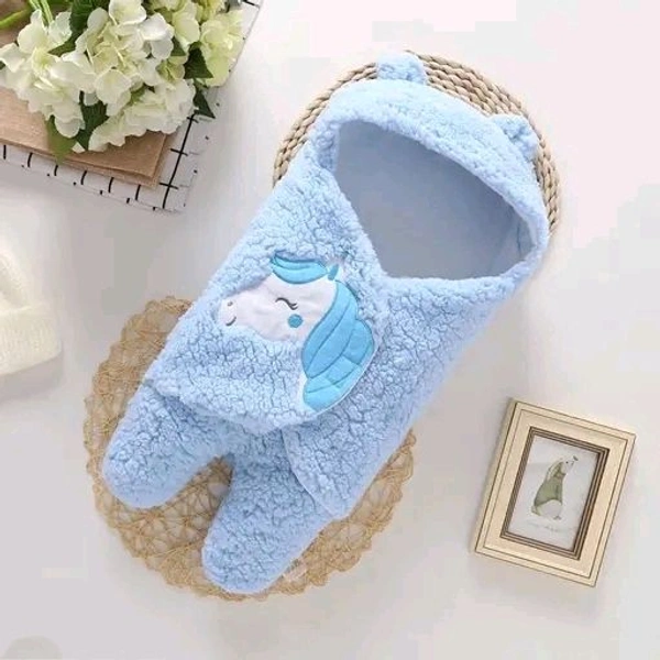 Baby Blankets New Born Combo Pack of Hooded Wearable Wrapper And Baby Bath Towel For Baby Boys And Baby Girls Pack of 2
