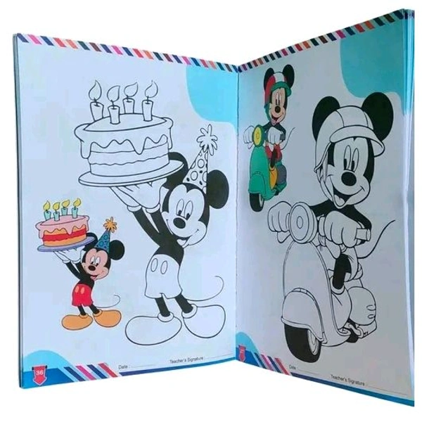 Kids Early Learning Colouring Book - Cartoons, Jumbo Colouring Book, Activity Book