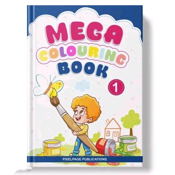 PIXELPAGE PUBLICATIONS- Kids Early Learning Colouring Book, Jumbo Colouring Book, Nursery Colouring Book