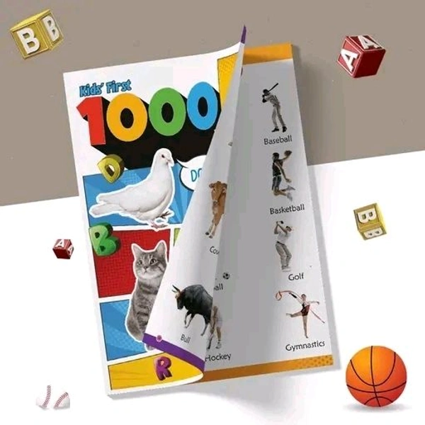 My First 1000 Words Book l 50 Topics with Engaging Picture Book for Early Learners for Kids 2 to 4 Year