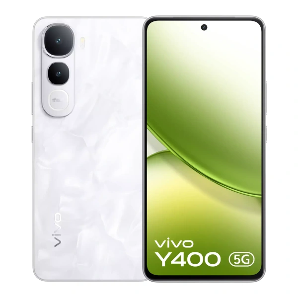 vivo Y400 5G (Glam White, 256 GB)  (8 GB RAM) - 8+256GB, Glam White