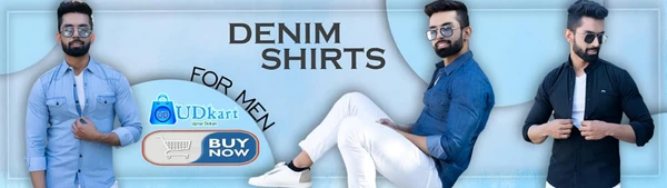 DENIM SHIRTS FOR MEN