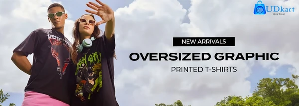 OVERSIZED GRAPHIC PRINTED T-SHIRTS