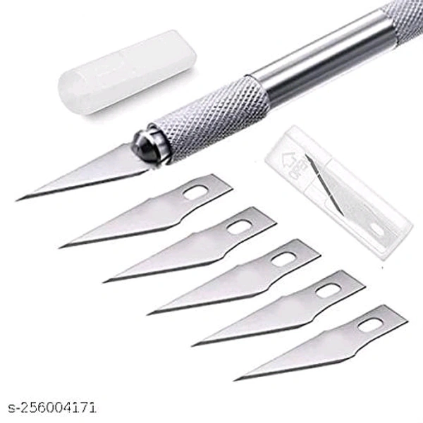 Eenfnety™ Esnfnety™ Fuzzy PCENF5210 Art Knifes*Blade Material: Alloy SteelHandle Material: AluminiumMaterial: Stainless SteelNet Quantity (N): 1Style: ClassicProduct Height: 1 CmProduct Length: 1 CmProduct Breadth: 1 CmProduct Weight: 0.2 GDispatch: 1 Day*Proof of Safe Delivery! Click to know on Safety Standards of Delivery Partners- https://ltl.sh/y_nZrAV3