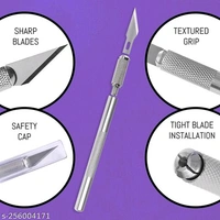 Eenfnety™ Esnfnety™ Fuzzy PCENF5210 Art Knifes*Blade Material: Alloy SteelHandle Material: AluminiumMaterial: Stainless SteelNet Quantity (N): 1Style: ClassicProduct Height: 1 CmProduct Length: 1 CmProduct Breadth: 1 CmProduct Weight: 0.2 GDispatch: 1 Day*Proof of Safe Delivery! Click to know on Safety Standards of Delivery Partners- https://ltl.sh/y_nZrAV3