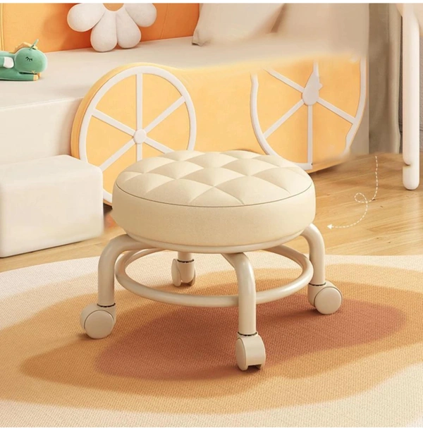 Eenfnety ™ Eenfnety™ PCENF5228 Low Round Rolling Stool with Wheels Pedicure Stool for Fitness Office Garage Red |Home & Garden | Furniture | Benches & Stools