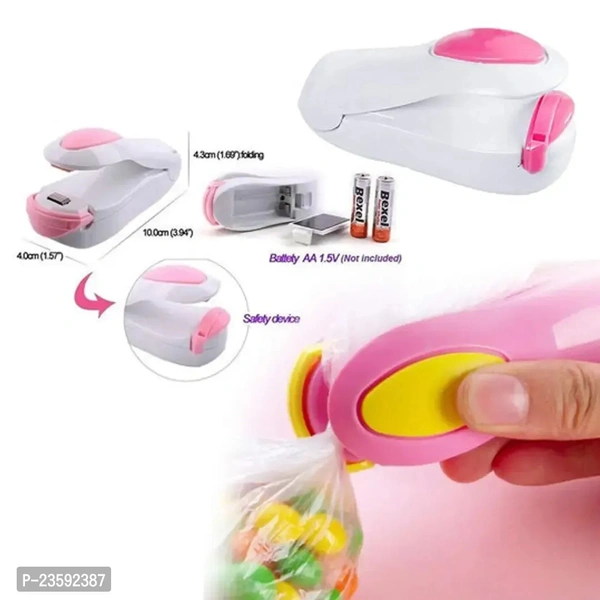 Eenfnety ™ HAND HELD SEALER (MINI SEALING MACHINE)Weight: 0.5 (in kgs)Within 6-8 business days PCENF5254 actual date of delivery, please enter your pin code.Hand Held Plastic Mini Heat Sealing Machine 100% brand new and high quality Ceramic heating head can be more durable, provides better heat resistant function compared with plastic heating head Portable design convenient for 