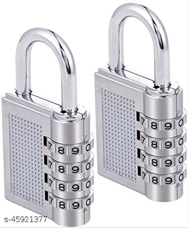 Eenfnety ™ Fancy Locks*Material: PCENF5257 Stainless SteelType: PadlocksProduct Breadth: 10 CmProduct Height: 10 CmProduct Length: 10 CmNet Quantity (N): Pack Of 2Dispatch: 2 Days*Proof of Safe Delivery! Click to know on Safety Standards of Delivery Partners- https://ltl.sh/y_nZrAV3