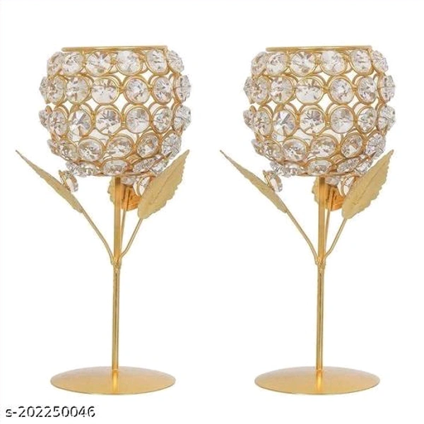 Amazing Candle Holders* PCENF5272 Material: GlassType: Candlestick HoldersProduct Breadth: 3 InchProduct Height: 6 InchProduct Length: 3 InchNet Quantity (N): 2Dispatch: 2 Days*Proof of Safe Delivery! Click to know on Safety Standards of Delivery Partners- https://ltl.sh/y_nZrAV3