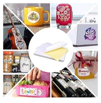 True-Ally Sticker Self-Adhesive Glossy Photo Paper A4 Size 120 GSM for Inkjet Printer (White) Waterproof, Dries Quickly DIY Sticker Printing Label Art (A4-40 