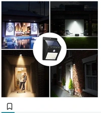 DAYBETTER 20 Led Solar Motion Sensor Light, Plastic Outdoor Weatherproof for Driveway Garden Path Ya…