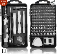 Mcare Screw driver Tool kit set, 115 in 1 Professional Precision Screwdriver Set, Multipurpose Mobile, Computer, Laptop repair tool set kit, Home repairing kit.