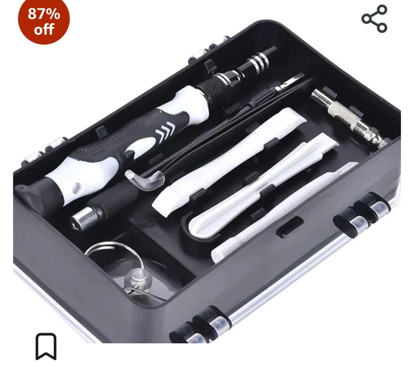 Mcare Screw driver Tool kit set, 115 in 1 Professional Precision Screwdriver Set, Multipurpose Mobile, Computer, Laptop repair tool set kit, Home repairing kit.